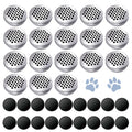 18 Pack Nose Work Tins for Dogs - Aluminum Scent Training Cans with Magnetic Dots, Scent Work Training Kit