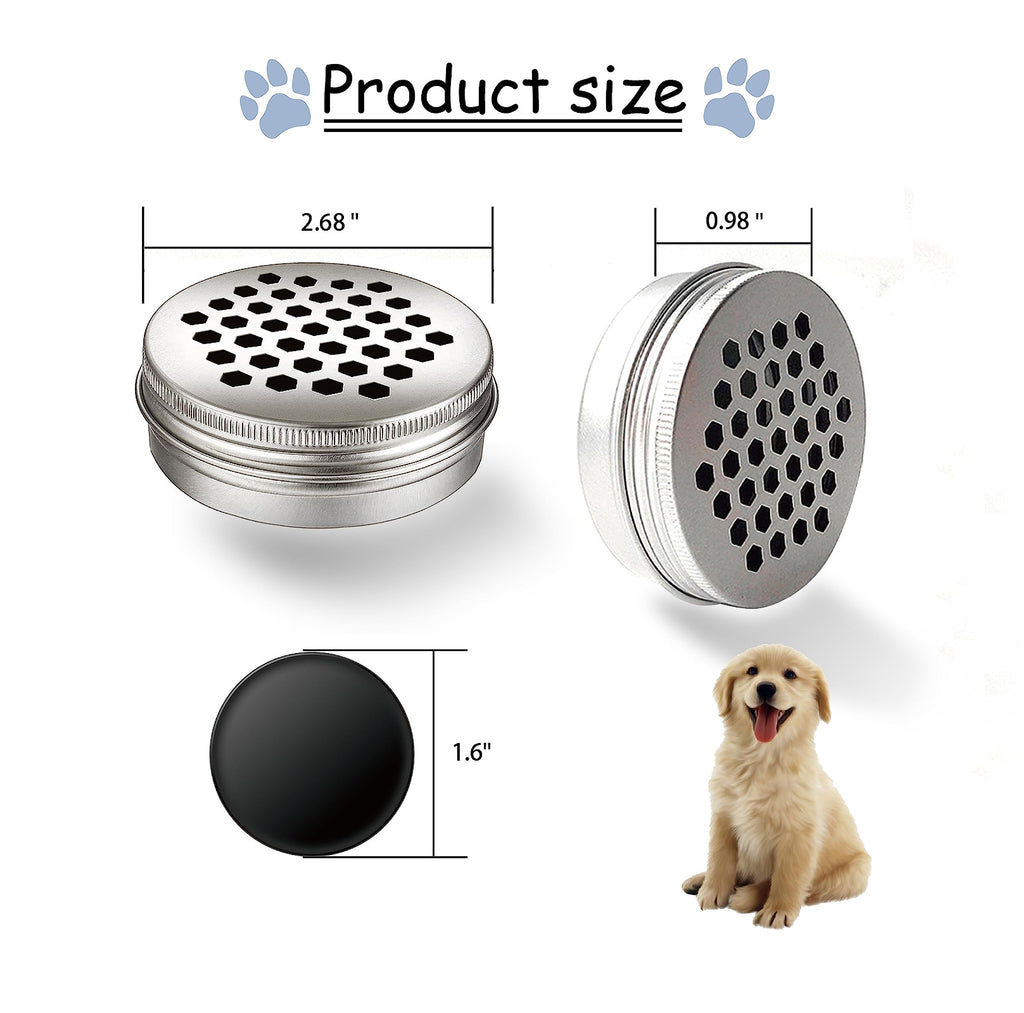 18 Pack Nose Work Tins for Dogs - Aluminum Scent Training Cans with Magnetic Dots, Scent Work Training Kit