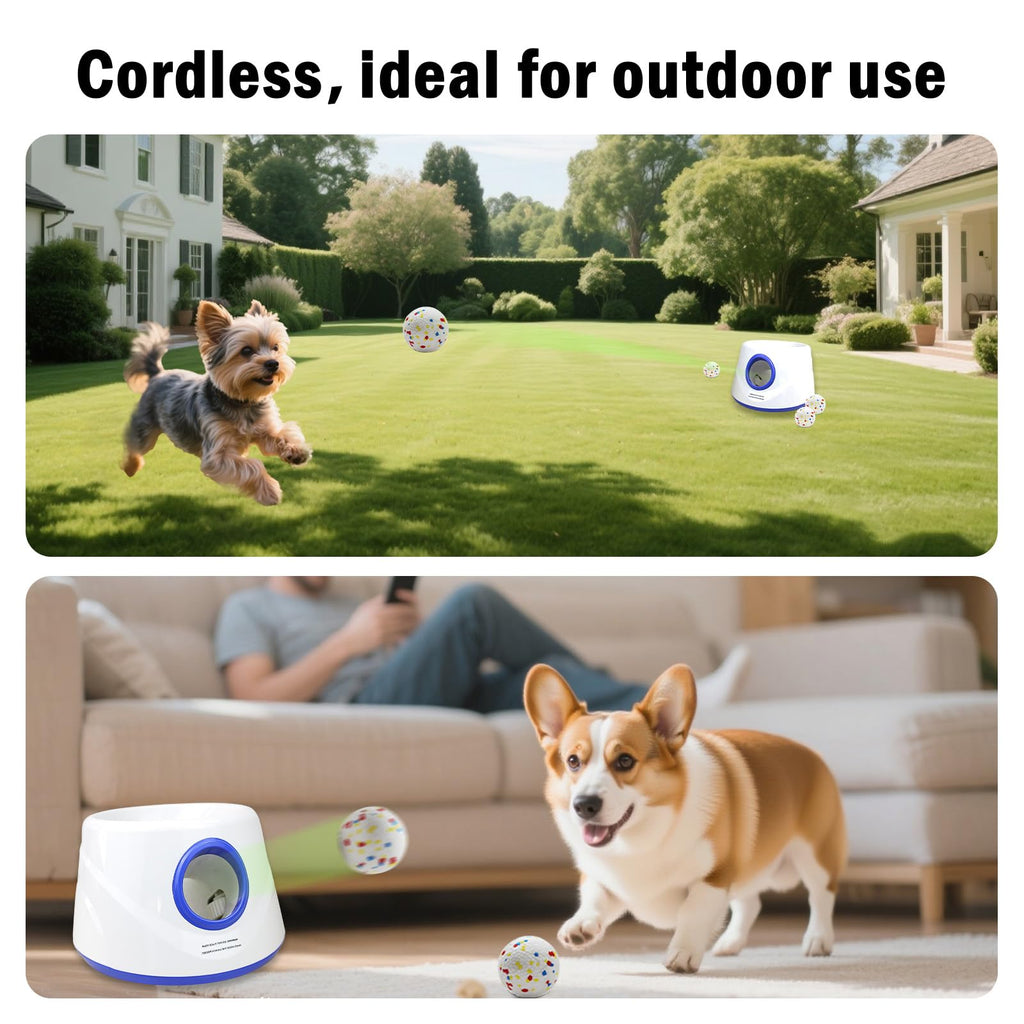 6 Pack ETPU Dog Balls 2.2 Inch – Stain-Resistant, Chew-Friendly, Compatible with Automatic Ball Launchers