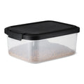 Amazon Basics 10 lb Pet Food Storage Container – BPA-Free, Secure Seal, Scoop Included
