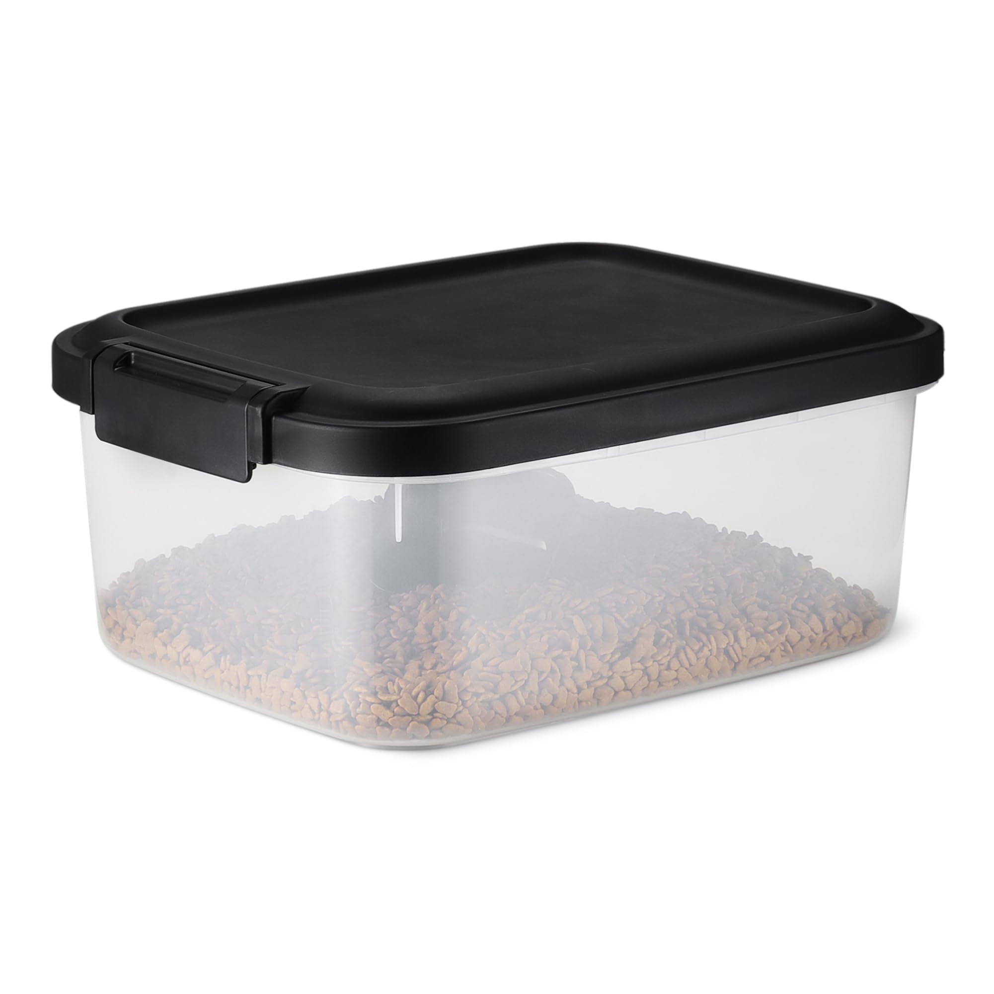 Amazon Basics 10 lb Pet Food Storage Container – BPA-Free, Secure Seal, Scoop Included