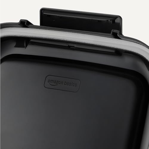 Amazon Basics 10 lb Pet Food Storage Container – BPA-Free, Secure Seal, Scoop Included