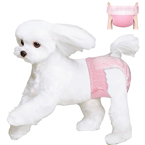 Ambreview Disposable Dog Diapers for Female Dogs, XL (10 Count) – Pull-Up Design with Strong Absorbency