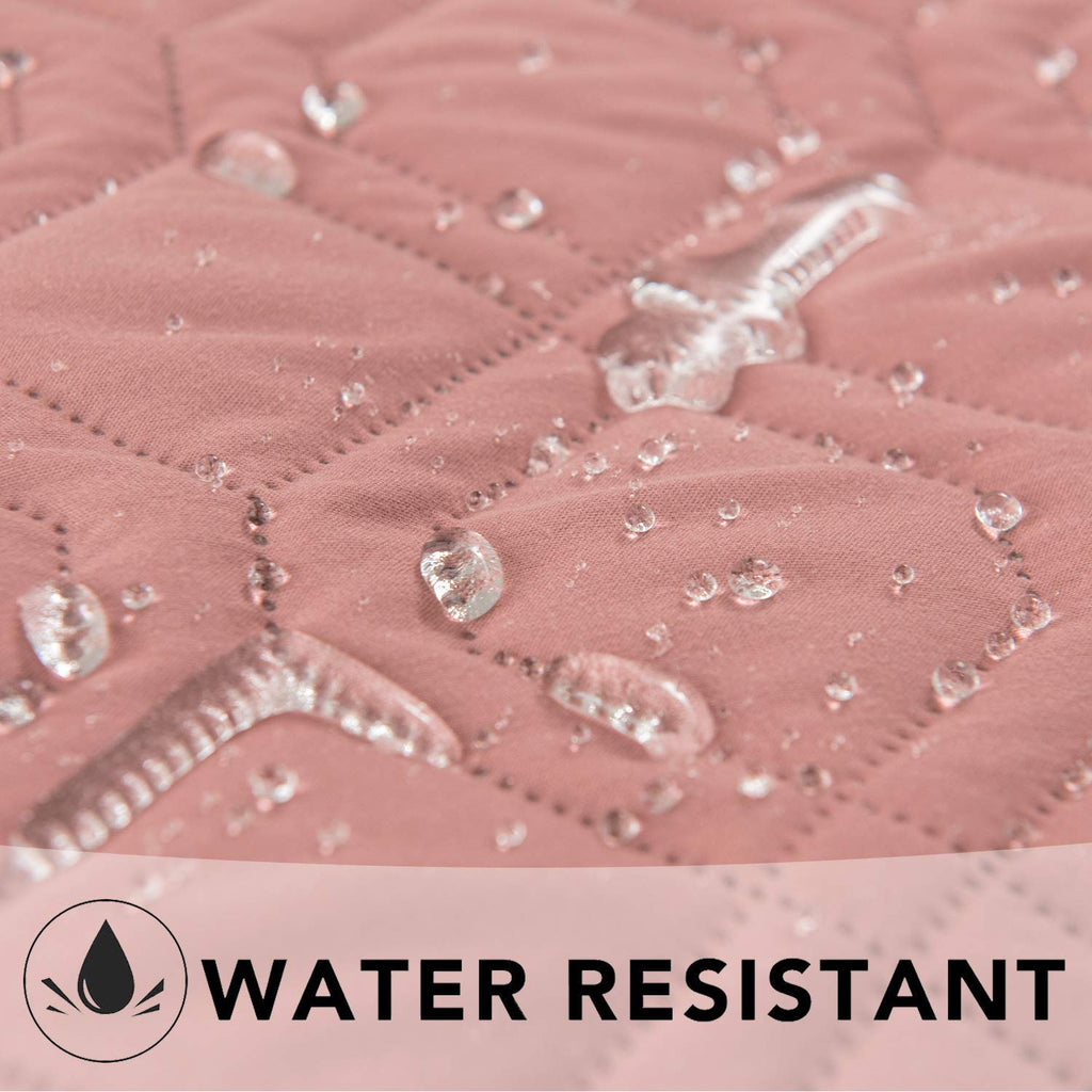 Ameritex Reversible Waterproof Dog Bed Cover – Microfiber Pet Blanket, Pink and Burgundy, 70 x 30 Inches
