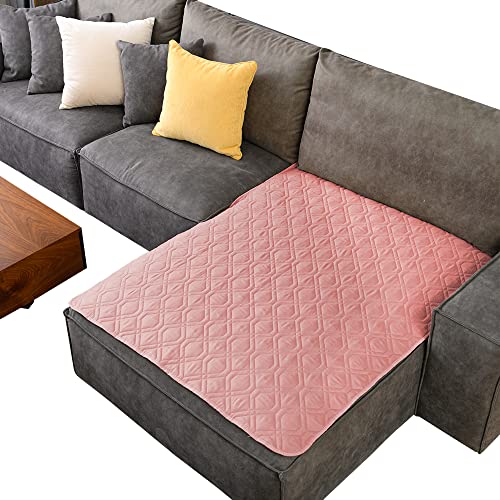 Ameritex Reversible Waterproof Dog Bed Cover – Microfiber Pet Blanket, Pink and Burgundy, 70 x 30 Inches