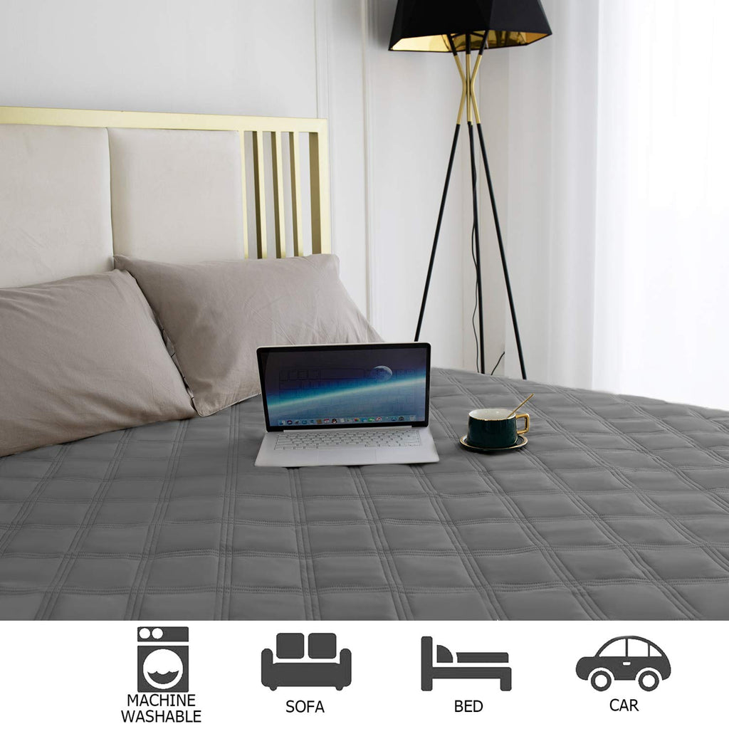 Ameritex Waterproof Dog Bed Cover - Anti-Slip Pet Blanket for Furniture, Darkgrey