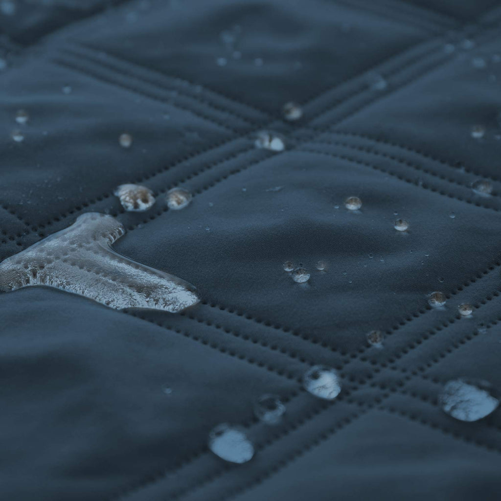 Ameritex Waterproof Dog Bed Cover - Navy Blue 40x50 Inch Pet Blanket with Anti-Slip Back