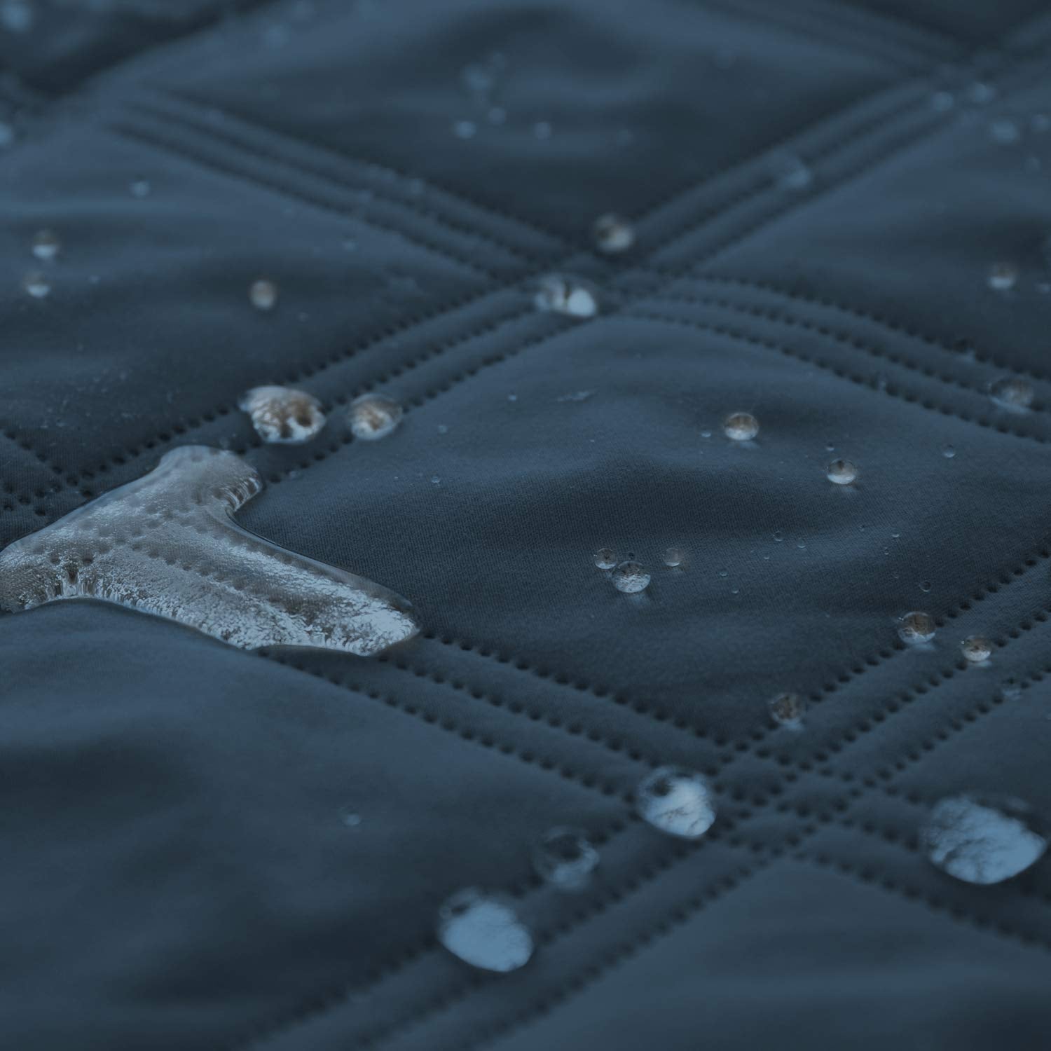 Ameritex Waterproof Dog Bed Cover - Navy Blue 40x50 Inch Pet Blanket with Anti-Slip Back