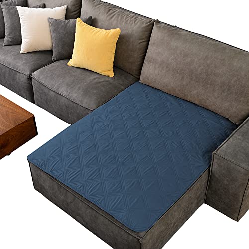 Ameritex Waterproof Dog Bed Cover - Navy Blue 40x50 Inch Pet Blanket with Anti-Slip Back