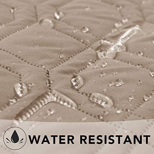 Ameritex Waterproof Dog Bed Cover - Reversible Microfiber Pet Blanket for Furniture