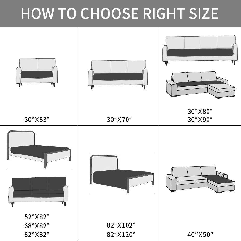 Ameritex Waterproof Dog Bed Cover – Camel Microfiber Blanket with Anti-Slip Back