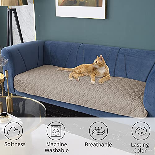 Ameritex Waterproof Reversible Dog Bed Cover - Beige 70x30