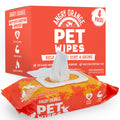 Angry Orange Unscented Pet Wipes 320 Count – Hypoallergenic, Fragrance-Free with Aloe & Chamomile for Dogs and Cats