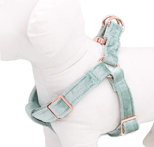 ARING PET Velvet Dog Halter Harness X-Small - No-Pull Adjustable Harness for Small Dogs