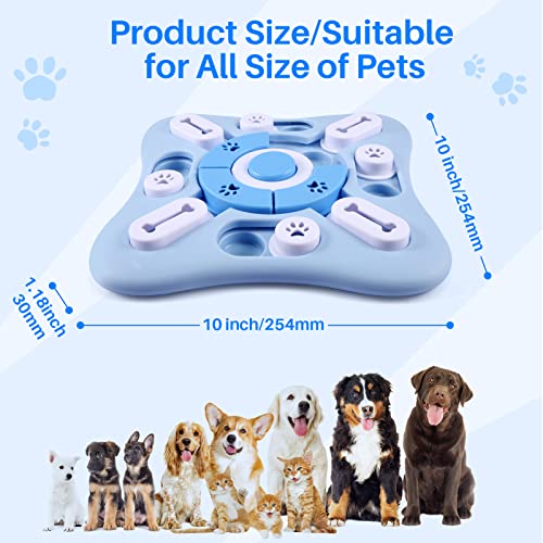 AVOAR Dog Puzzle Toy – Interactive Treat Game with 11 Movable Sliders, Squeaky Sound for Large, Medium, Small Dogs & Cats