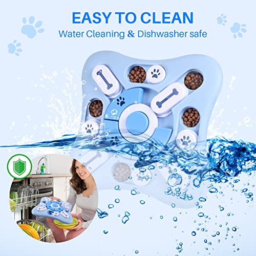 AVOAR Dog Puzzle Toy – Interactive Treat Game with 11 Movable Sliders, Squeaky Sound for Large, Medium, Small Dogs & Cats