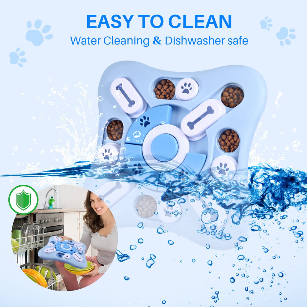 AVOAR Dog Puzzle Toy – Interactive Treat Game with 11 Movable Sliders, Squeaky Sound for Large, Medium, Small Dogs & Cats
