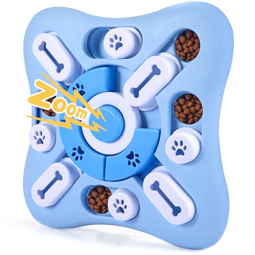 AVOAR Dog Puzzle Toy – Interactive Treat Game with 11 Movable Sliders, Squeaky Sound for Large, Medium, Small Dogs & Cats