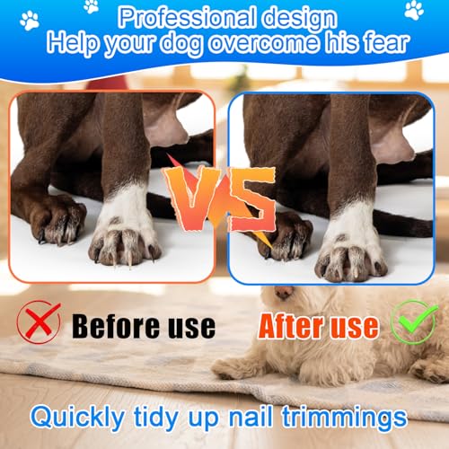 AZOPO Self-Adhesive Dog Scratch Protector Sandpaper - 10x12.5 ft, 80-Grit for Large Dogs (Black)
