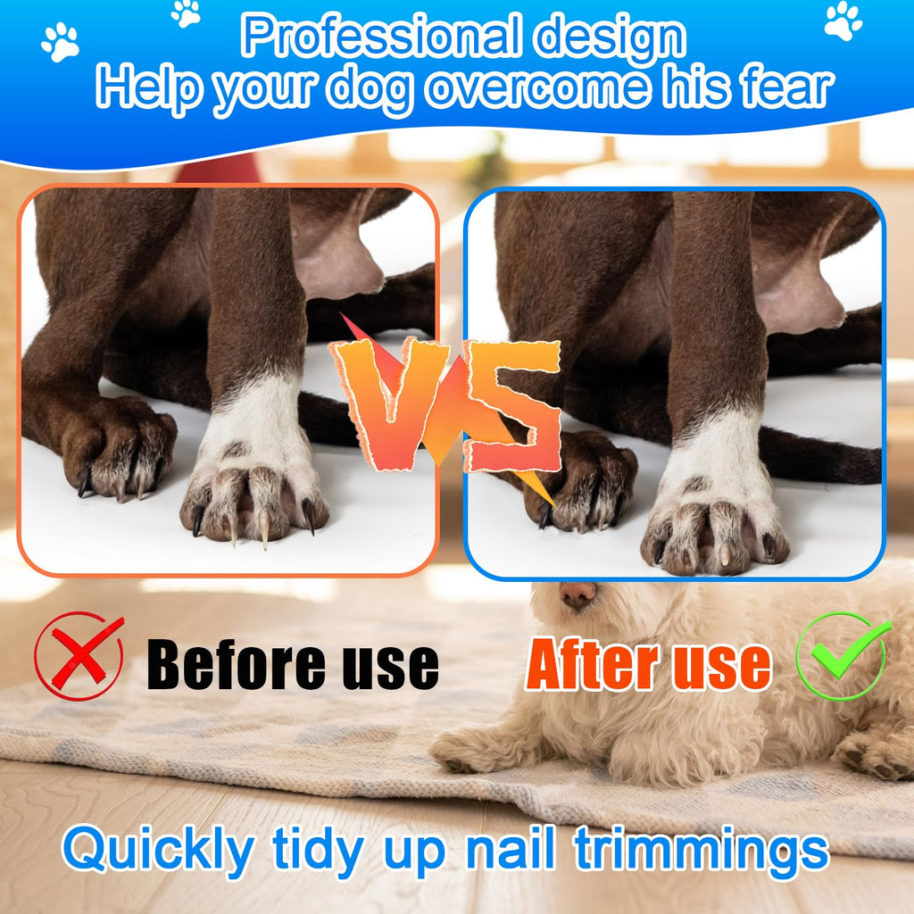 AZOPO Self-Adhesive Dog Scratch Protector Sandpaper - 10x12.5 ft, 80-Grit for Large Dogs (Black)