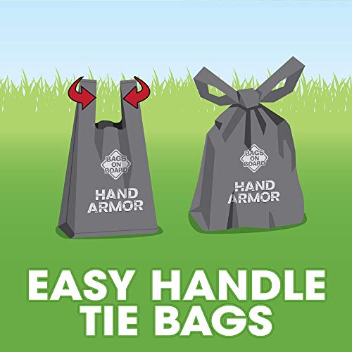 Bags on Board Extra Thick Dog Poop Bags – 200-Count Drawer Pack with Tie Handles