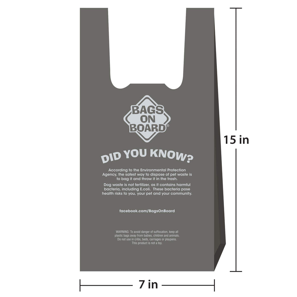 Bags on Board Extra Thick Dog Poop Bags – 200-Count Drawer Pack with Tie Handles