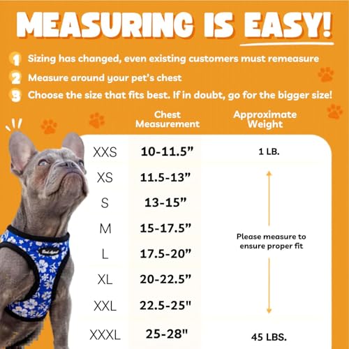Bark Appeal Hot Pink Step-In Dog Harness for Extra Small Pets – XS Mesh Vest with Adjustable Anti-Choke Strap