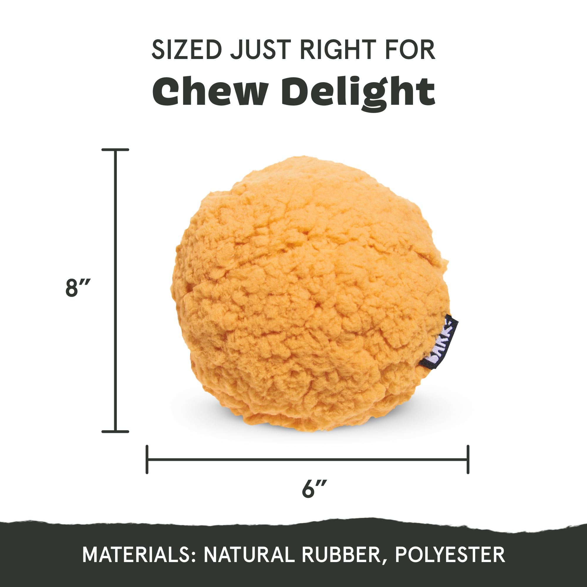 BarkBox Cheeze Brawl Super Chewer Plush Toy – Large, Cheese-Scented Rip & Reveal with Hidden Squeaky Ball