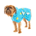 Barkbox Dog Bathrobe - Fast Drying Microfiber with Hook & Loop Closure - Small (Rubber Duck)
