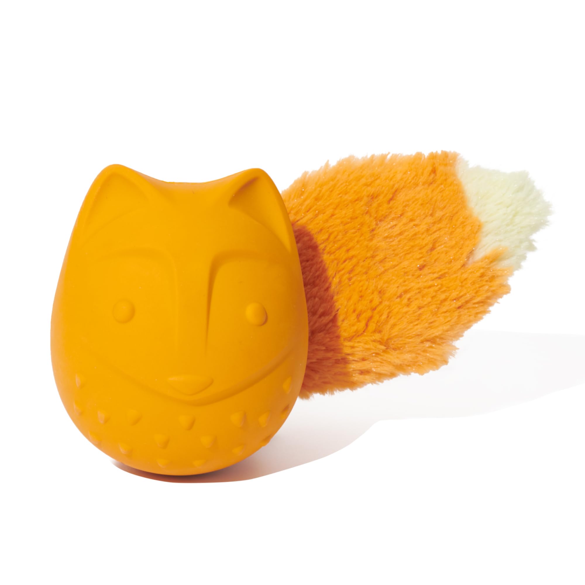 Barkbox Franz The Fox Dog Toy – Natural Rubber, Bacon Scented, for Aggressive Chewers (Small/Medium)