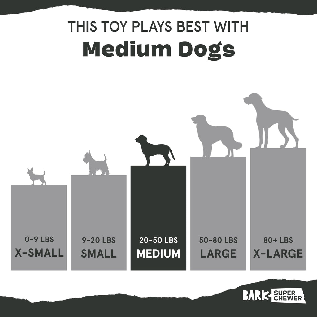 Barkbox Franz The Fox Dog Toy – Natural Rubber, Bacon Scented, for Aggressive Chewers (Small/Medium)