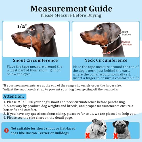 BARKLESS No-Pull Dog Head Halter - Soft Neoprene Padding, Reflective, Size L for Large Dogs (Pink)