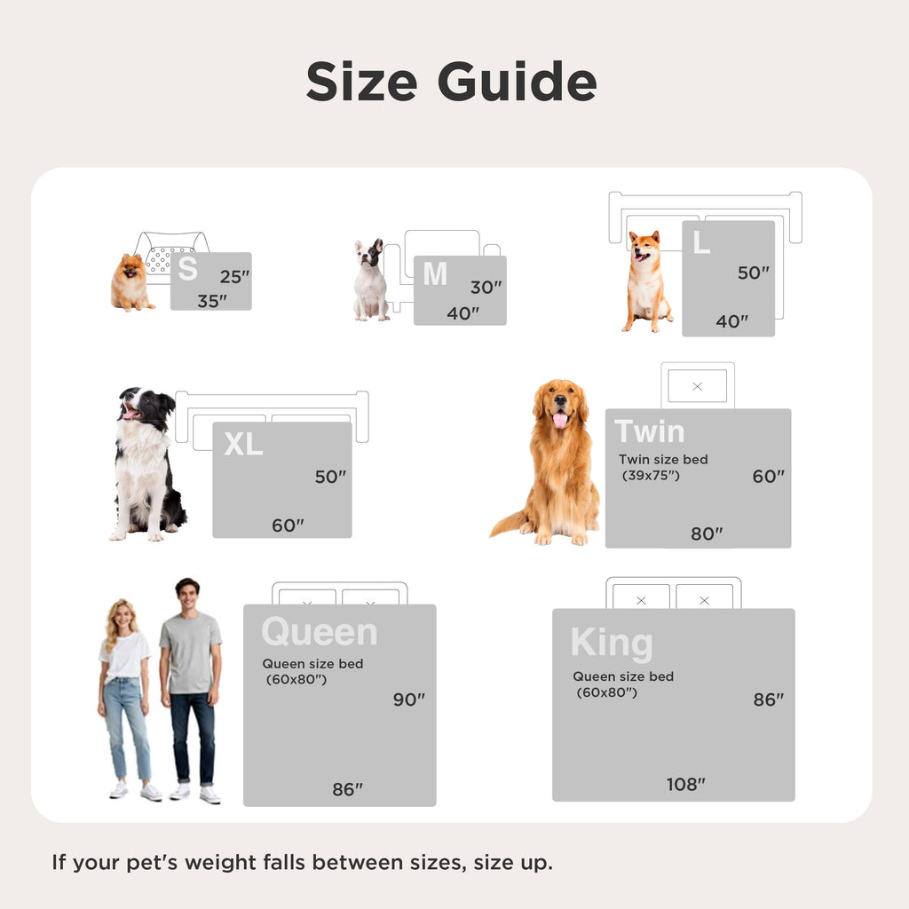 Bedsure Waterproof Dog Blanket for Small Dogs – 25x35 Inch Reversible Corduroy Sherpa Fleece, Warm Grey, Machine Washable