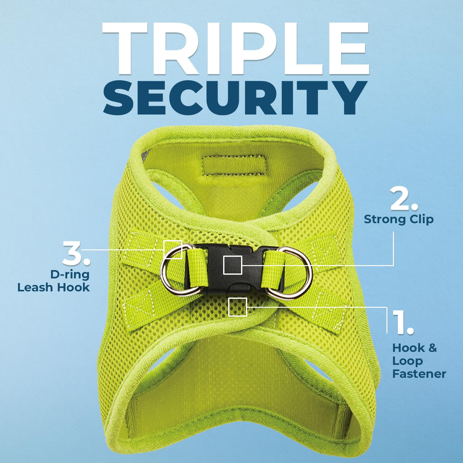 Best Pet Supplies Voyager Step-in Air Mesh Harness and 5ft Leash Set - XX-Small Lime Green for Puppies