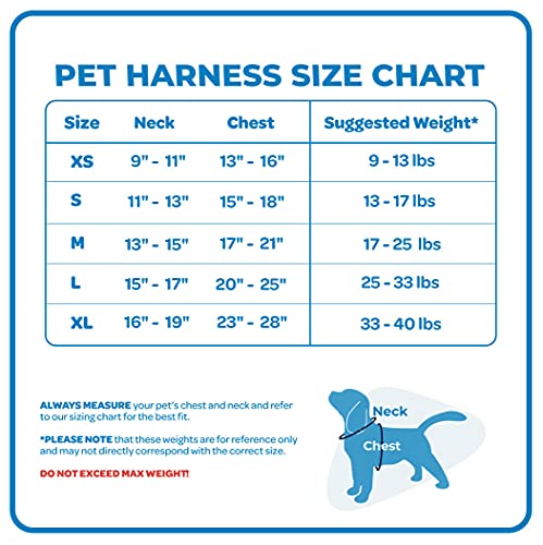 Best Pet Supplies Voyager Step-in Dog Harness - Size L, Red - Breathable Mesh with Reflective Straps