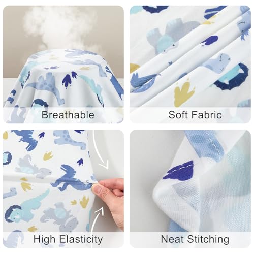 Bienbee Dog Pajamas 4 Pack - Soft, Breathable, Adjustable Onesies for Small to Medium Dogs - Recovery Suit & Shedding Suit