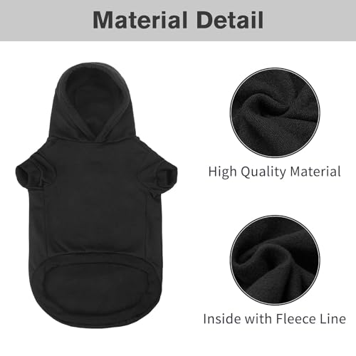 BINGPET XX-Large Security Dog Hoodie - Warm Brushed Fleece Sweatshirt with Durable Lettering