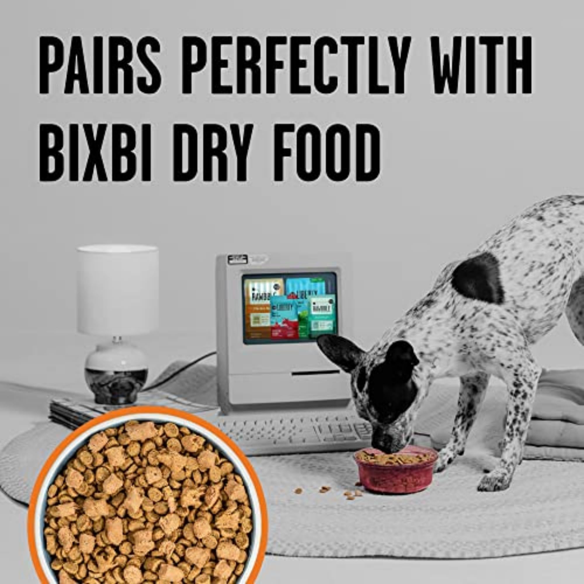 BIXBI Liberty Freeze-Dried Chicken Dog Food Topper & Treats, 98% Meat Organs, 12 oz – USA Made