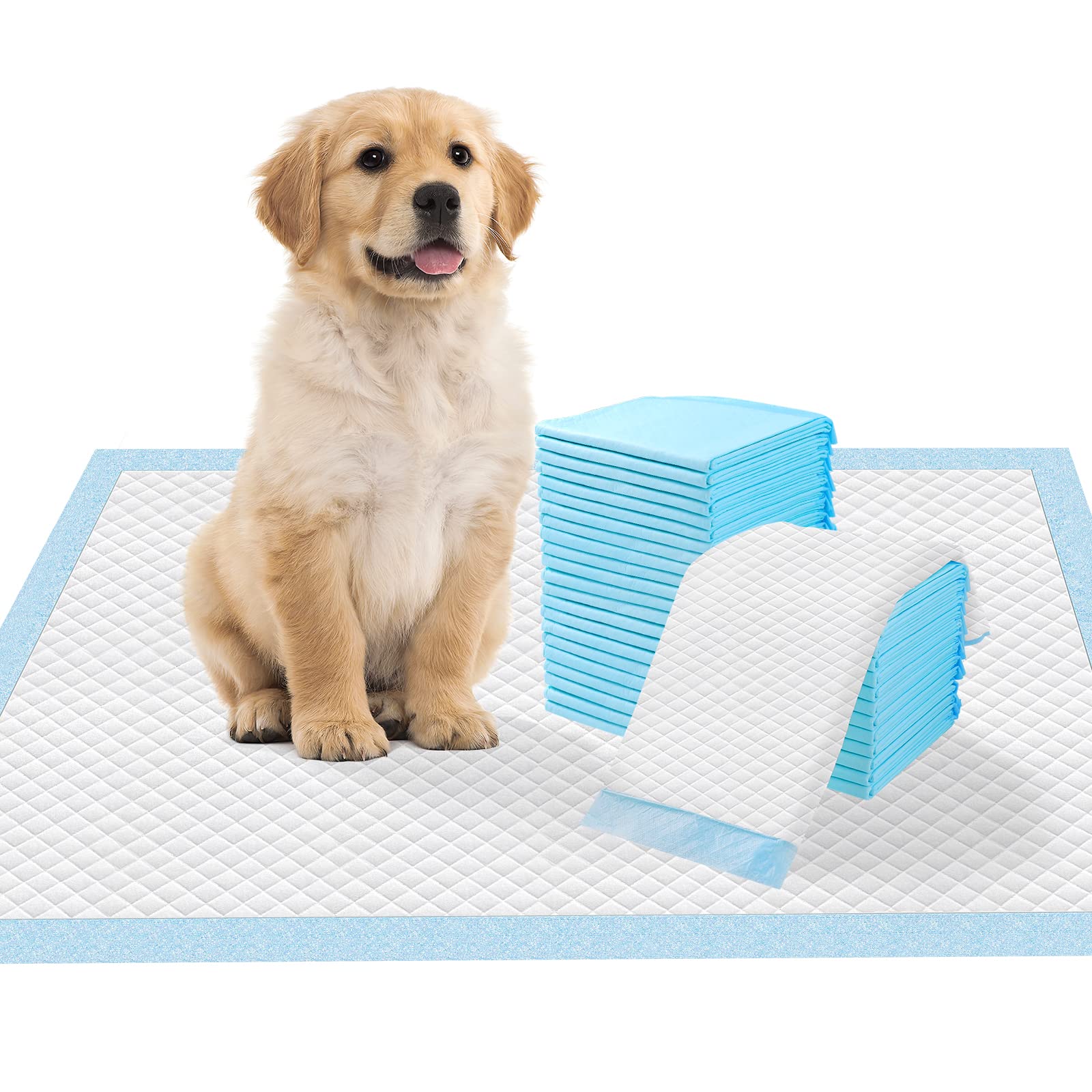 Bolux Disposable Dog Training Pads (20 Count) - Extra Large 23.5" x 35.5" with 5-Layer Polymer Core