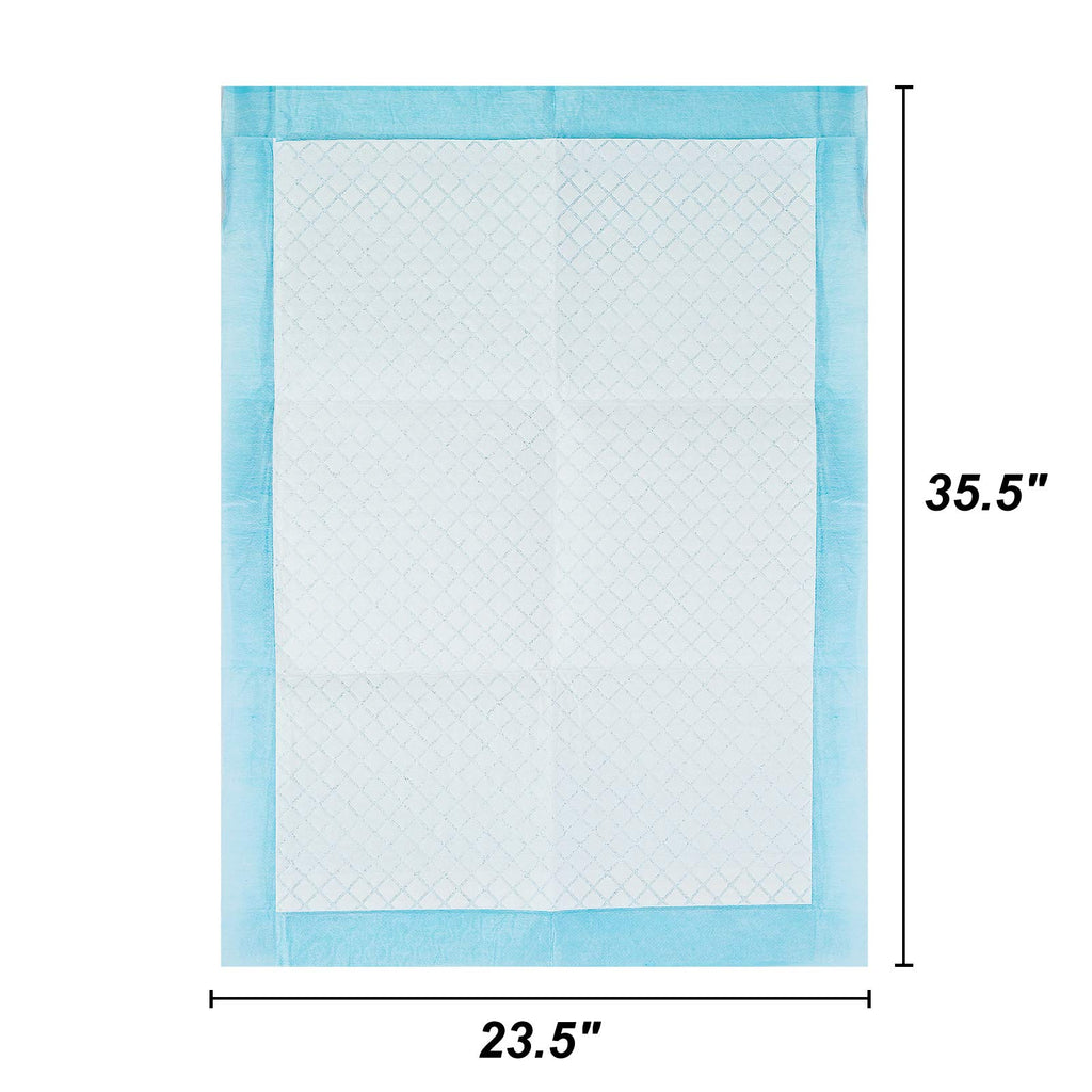 Bolux Disposable Dog Training Pads (20 Count) - Extra Large 23.5" x 35.5" with 5-Layer Polymer Core