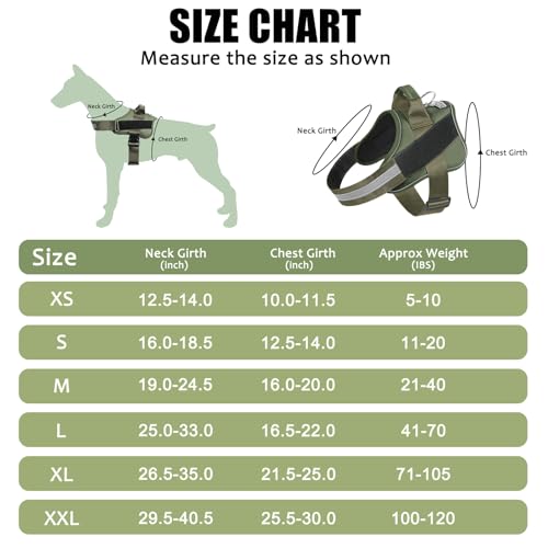 Bolux Medium Dog Harness - No-Pull Reflective Vest with Handle for Walking (Turquoise, M)