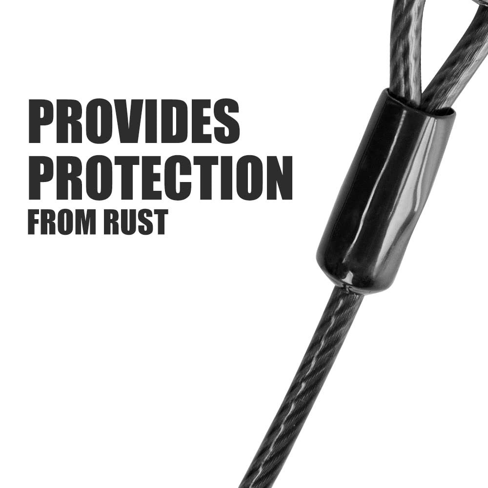 BV Heavy Duty Dog Tie Out Cable 25 ft – Up to 250 lbs, Reflective & Rust-Free for Yard