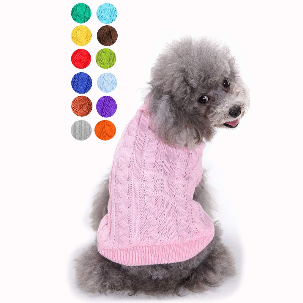 Bwealthest XL Turtleneck Dog Sweater – Warm, Stretchy, Full Belly Wrap for Small to Large Dogs
