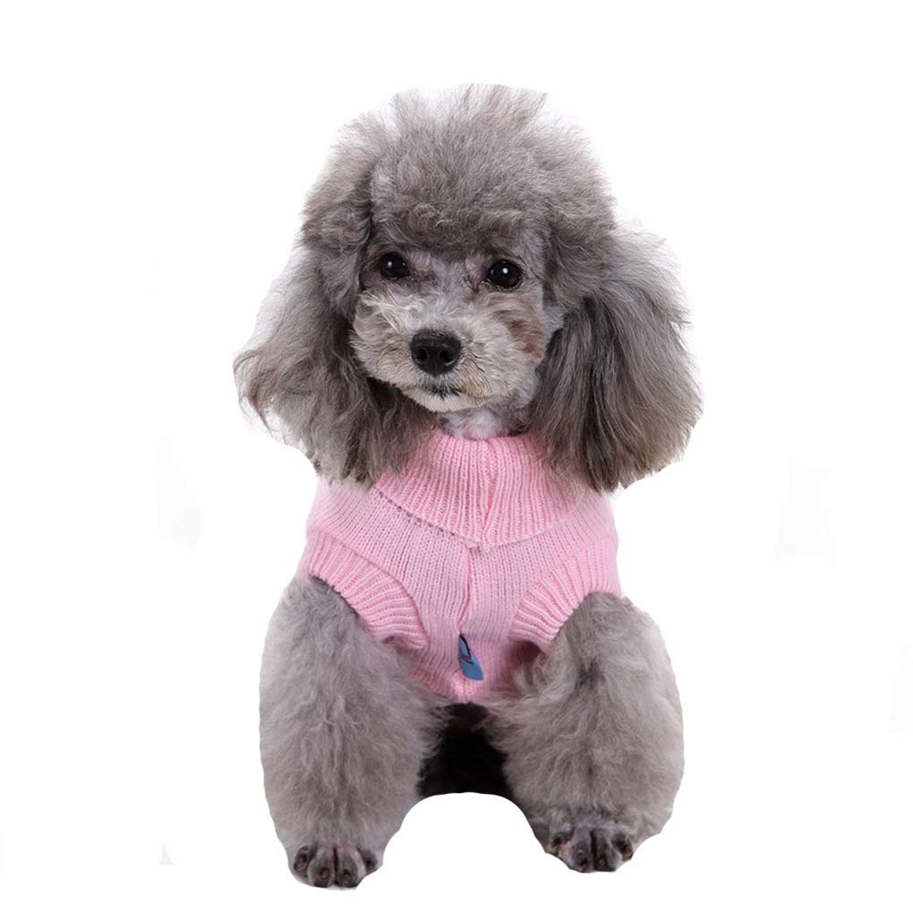 Bwealthest XL Turtleneck Dog Sweater – Warm, Stretchy, Full Belly Wrap for Small to Large Dogs