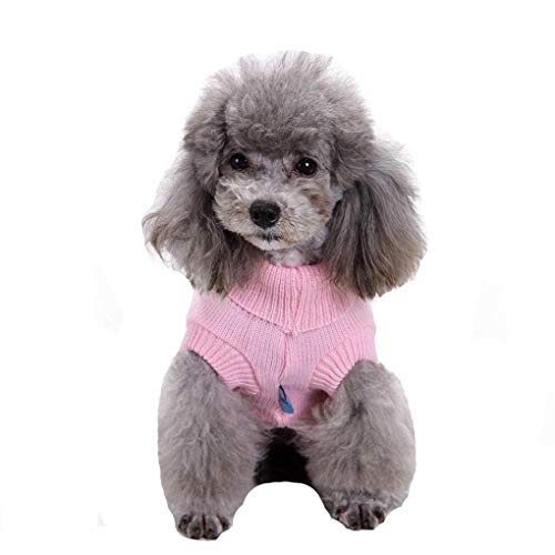 Bwealthest XL Turtleneck Dog Sweater – Warm, Stretchy, Full Belly Wrap for Small to Large Dogs