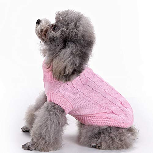 Bwealthest XL Turtleneck Dog Sweater – Warm, Stretchy, Full Belly Wrap for Small to Large Dogs