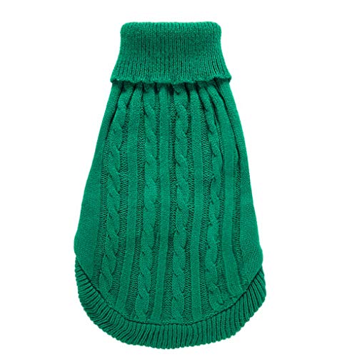 Bwealthest XX-Large Dog Sweater: Soft Turtleneck Pullover for Dogs 28-40 lbs – Machine Washable, 18 Colors