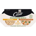Cesar Wholesome Bowls Adult Wet Dog Food Variety Pack – Chicken & Sweet Potato, 6 Count