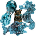 ChienBox 3-Pack Tough Dog Toys for Aggressive Chewers - Bacon-Flavored Nylon Chew Bones for Medium Large Breeds 20-90 lbs