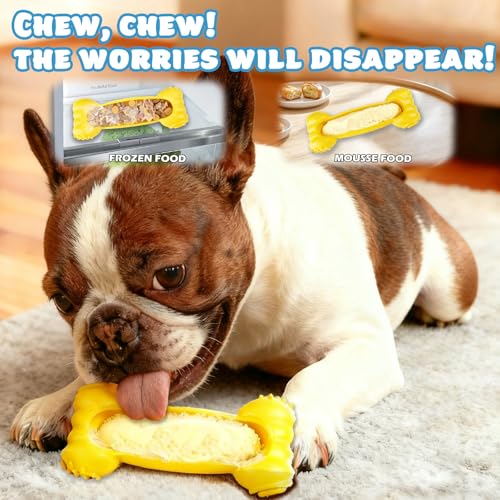 Cimolea 6-Piece Dog Enrichment Toy Set: Lick Mats, Frozen Treat Puzzle, Slow Feeder Bowl, and More